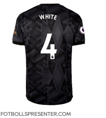 Arsenal Benjamin White #4 Borta Matchtröja 2022-23 Kortärmad